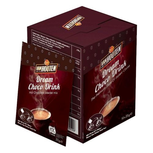 Van Houten Dream Choco Drink šokolādes dzēriens x10 230g | Multum