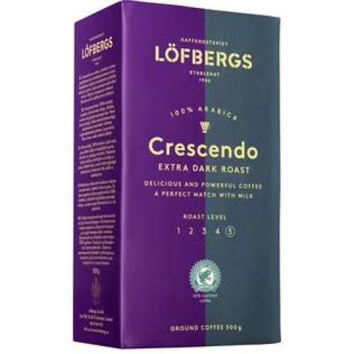 Lofbergs Crescendo Extra Dark maltā kafija 500g | Multum
