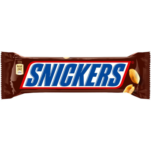 SNICKERS Šokolādes batoniņš 50g | Multum