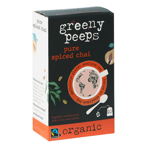 Greeny peeps bio Chai tēja ar garšvielām 20,2g | Multum