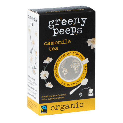 Greeny peeps bio kumelīšu tēja 20x1,5g | Multum