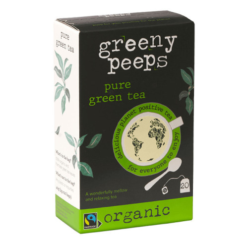 Greeny peeps bio zaļā tēja 20x2g | Multum