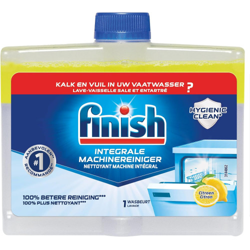 Finish Citron trauku mazgājamās mašīnas tīrīšanas līdzeklis ar citrona aromātu 250ml | Multum