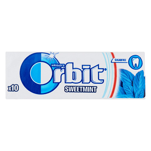 Orbit Sweetmint košļājamā gumija 14g | Multum