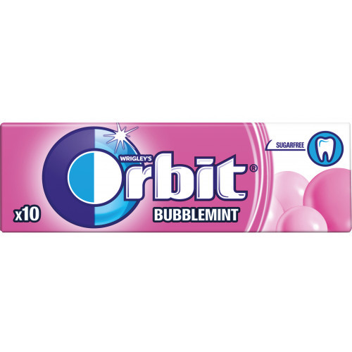 Orbit Bubblemint Flavour košļājamā gumija 14g | Multum
