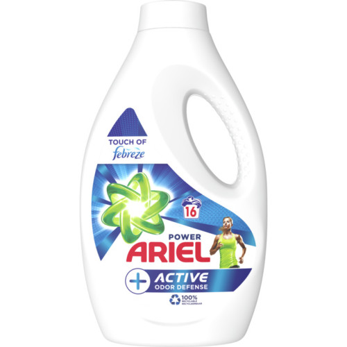 Ariel Active Odor Defence šķidrais veļas mazgāšanas līdzeklis 880ml | Multum