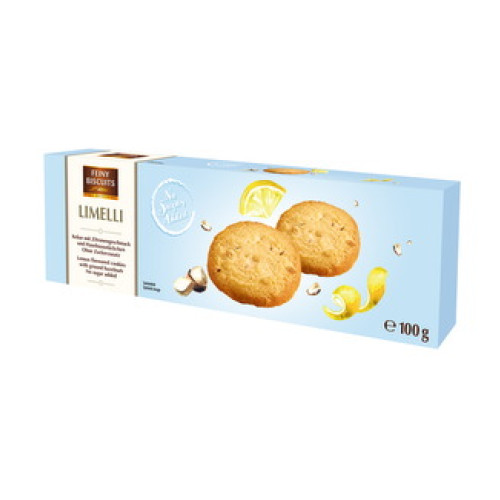Limelli citronu cepumi ar lazdu riekstiem bez cukura 100g | Multum