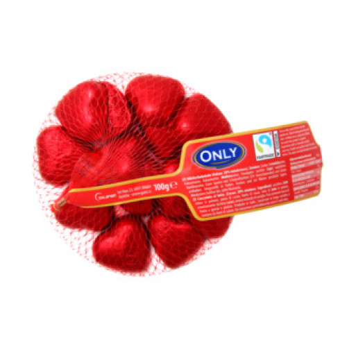 Only piena šokolādes sirdis 100g | Multum
