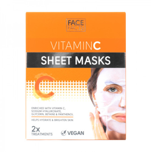 Face Facts sejas maskas ar c vitamīnu 2gab. | Multum