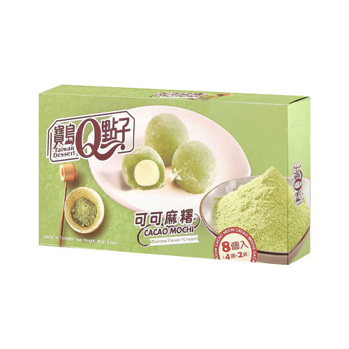 Q Brand Mico Mochi ar Matcha garšu 80g | Multum