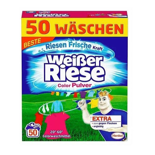 Weiser Riese Color veļas mazgāšanas pulveris 2.75kg 50x | Multum