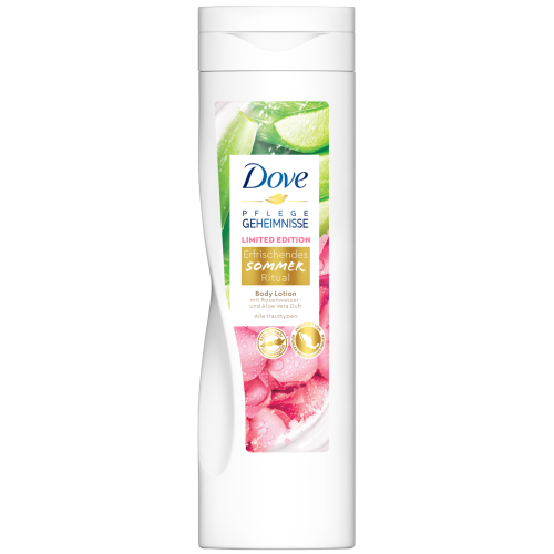 Dove Sommer Ritual ķermeņa losjons ar rožūdens un alvejas aromātu 250ml | Multum