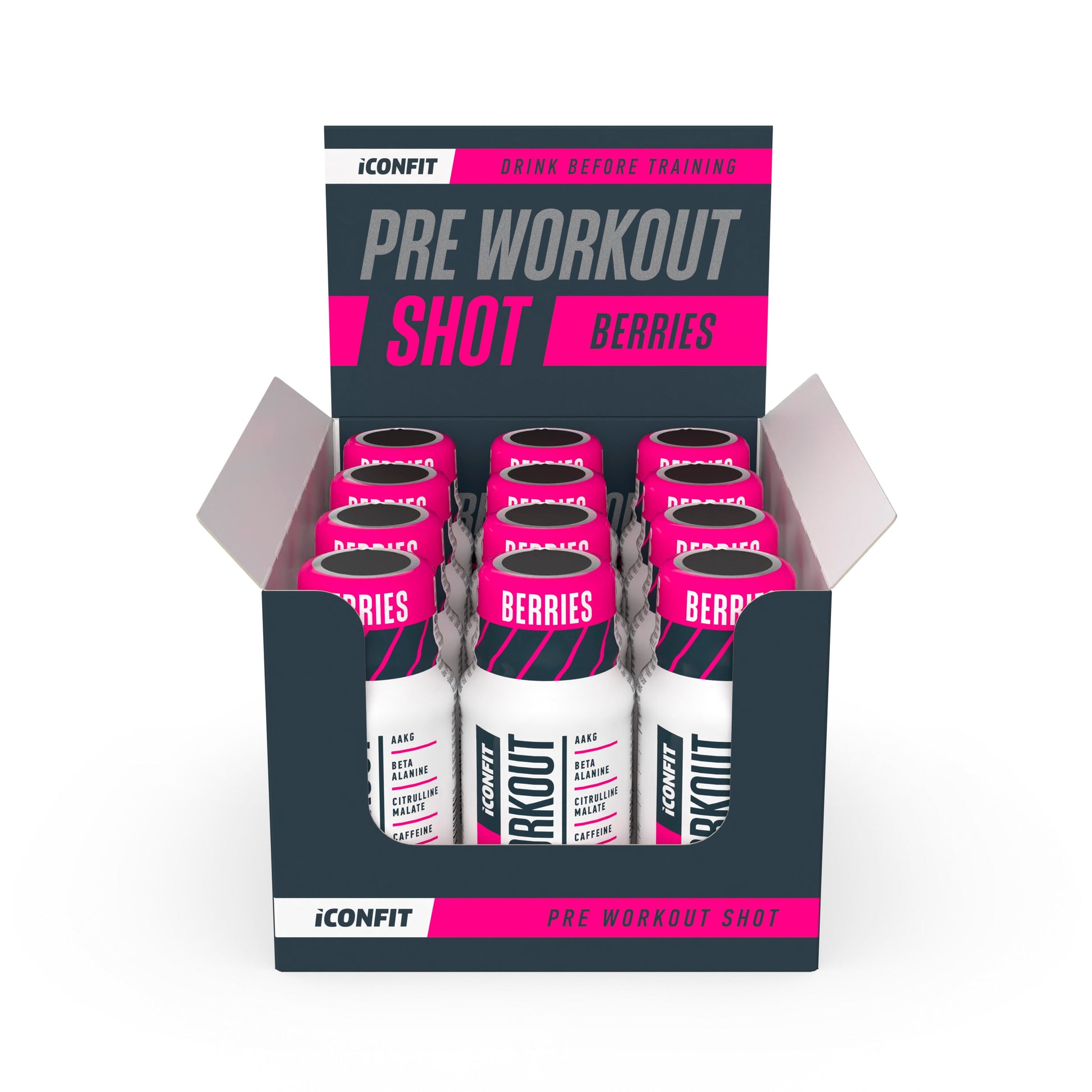 ICONFIT Pre-Workout ogu garšas dzēriens 60ml | Multum