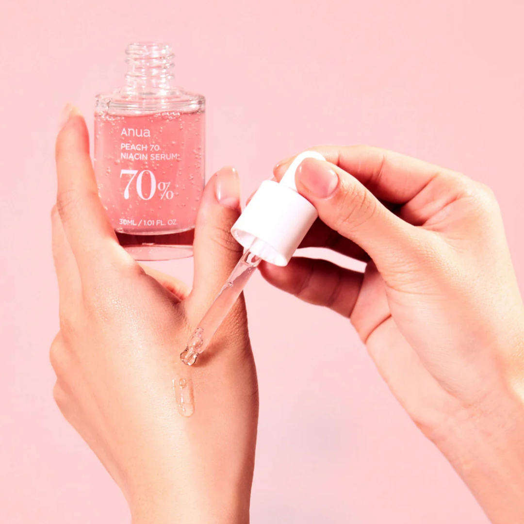 ANUA Peach 70% serums sejas ādai ar persiku ekstraktu un niacinamīdu 30ml | Multum